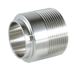 Weld x male NPT adapter (19WB), complete stainless steel fitting