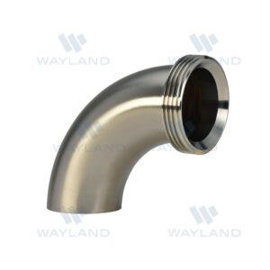 Polished 90° Threaded Bevel Seat x Weld Elbow (2T)