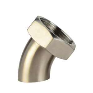 45° Weld x Plain Bevel Seat With Hex Nut (2KP)