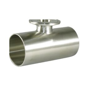 Weld x Weld x Clamp Short Outlet Red Tee (7RWWMS)