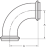 90° Male I-Line Elbow (2EI) - Image 2