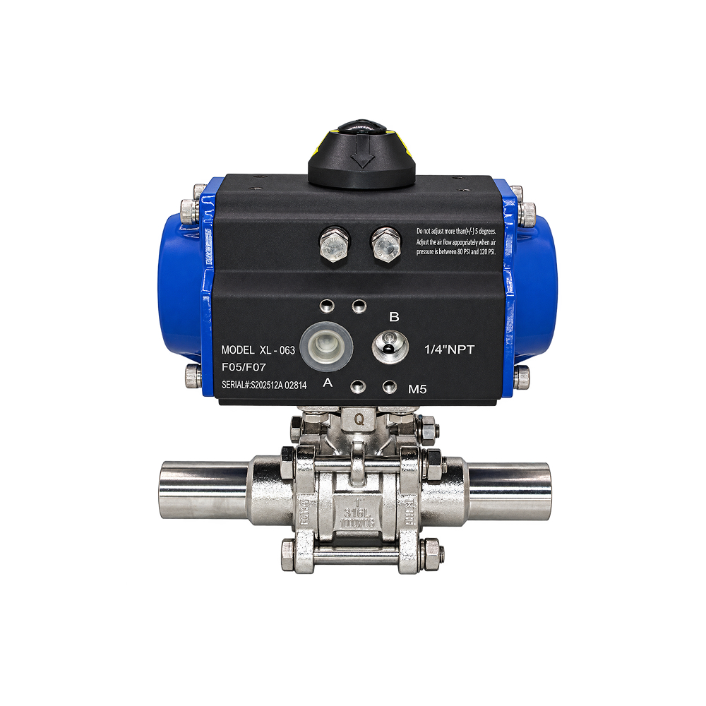 Actuated 3-Piece Encapsulated Butt-Weld Ball Valve (W6BVEBWE-A) - Image 3