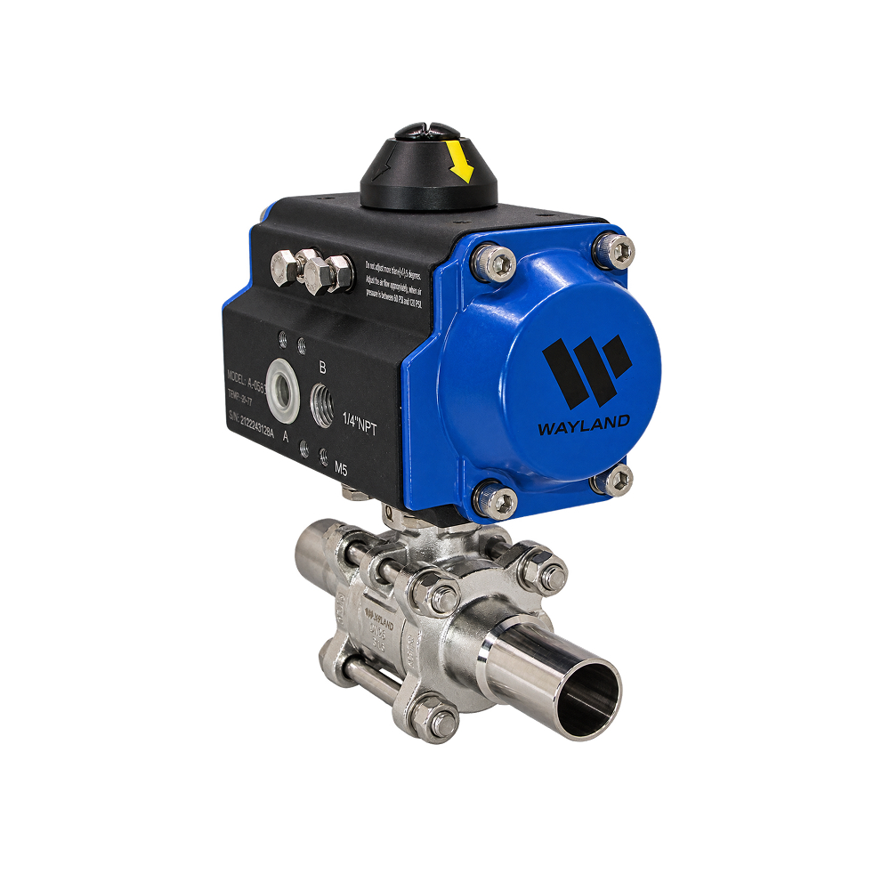 Actuated 3-Piece Encapsulated Butt-Weld Ball Valve (W6BVEBWE-A) - Image 2