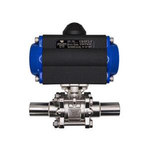 Actuated 3-Piece Encapsulated Butt-Weld Ball Valve (W6BVEBWE-A)