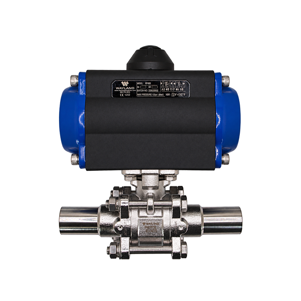 Actuated 3-Piece Encapsulated Butt-Weld Ball Valve (W6BVEBWE-A)