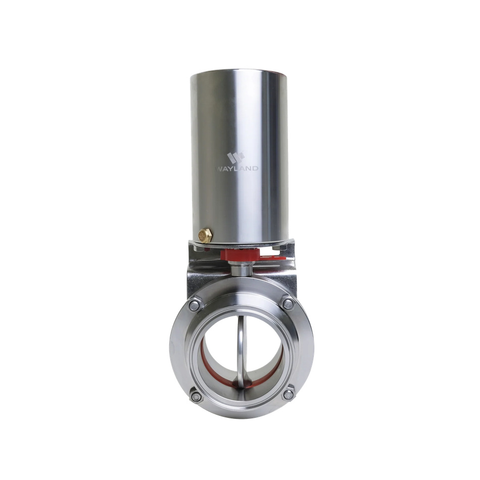 Wayland standard actuated sanitary butterfly valves