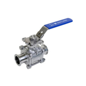 Clamp 3PC Encapsulated 2-Way Ball Valve - PTFE -316L - (BVETC)