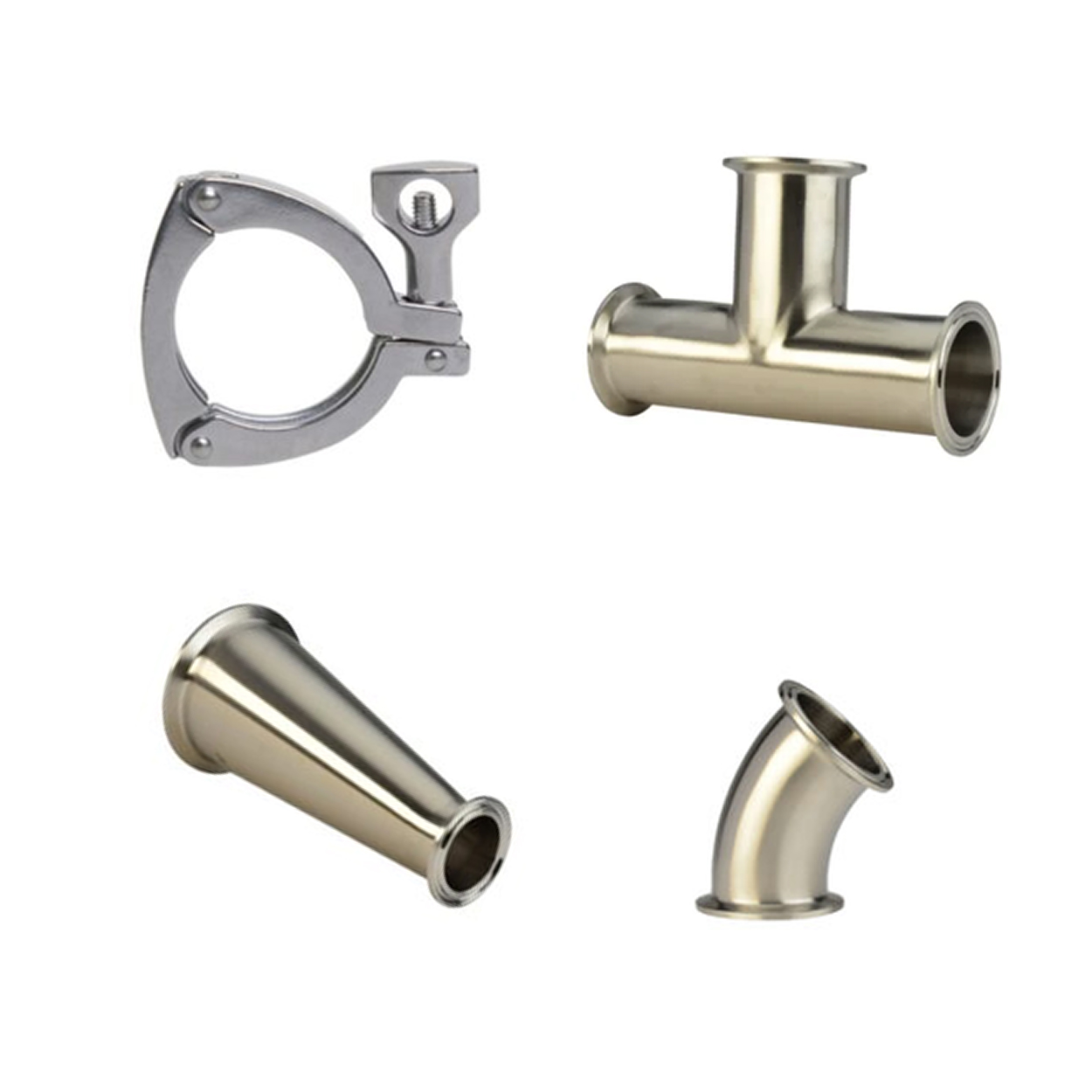 Wayland sanitary clamp fittings
