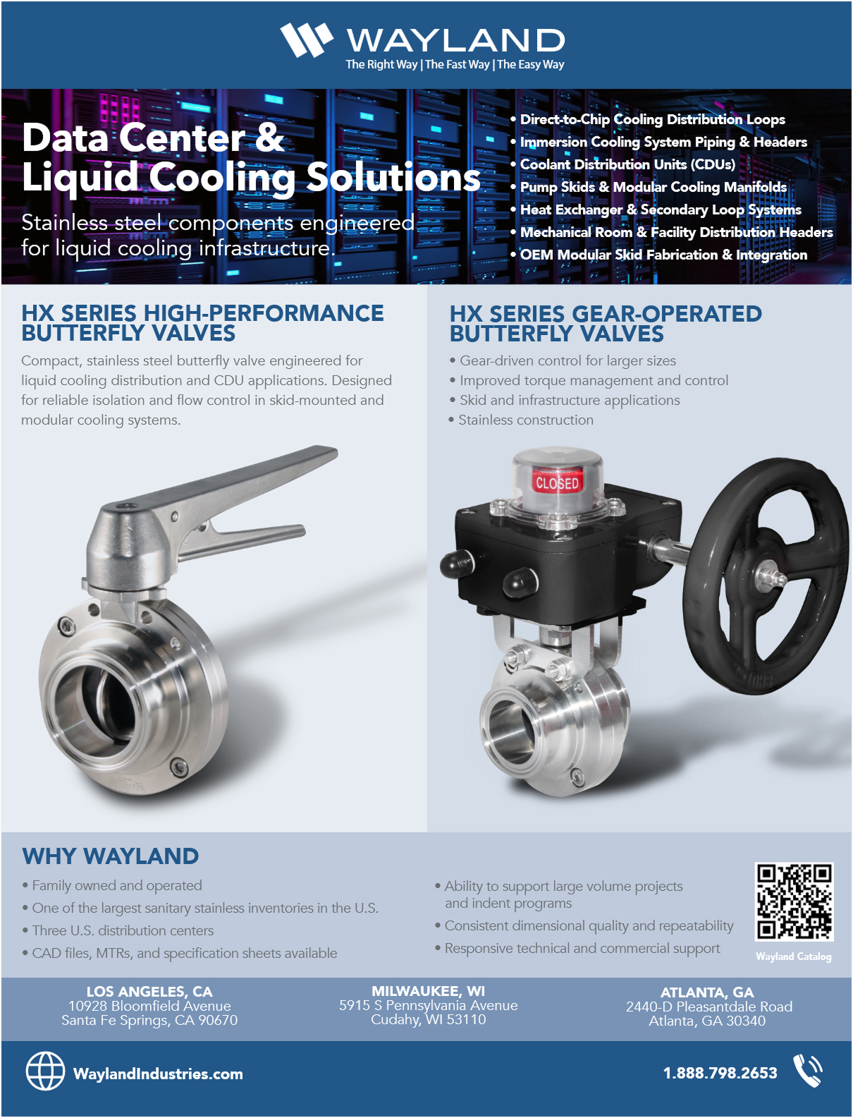 Preview of Wayland Data Center Cooling Solutions