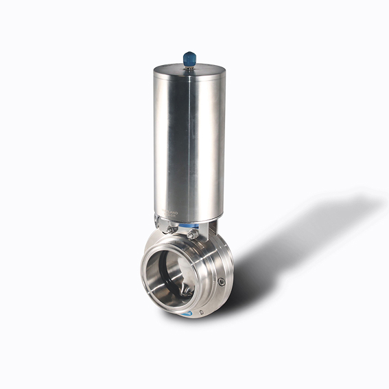 Wayland HX Series actuated sanitary butterfly valve