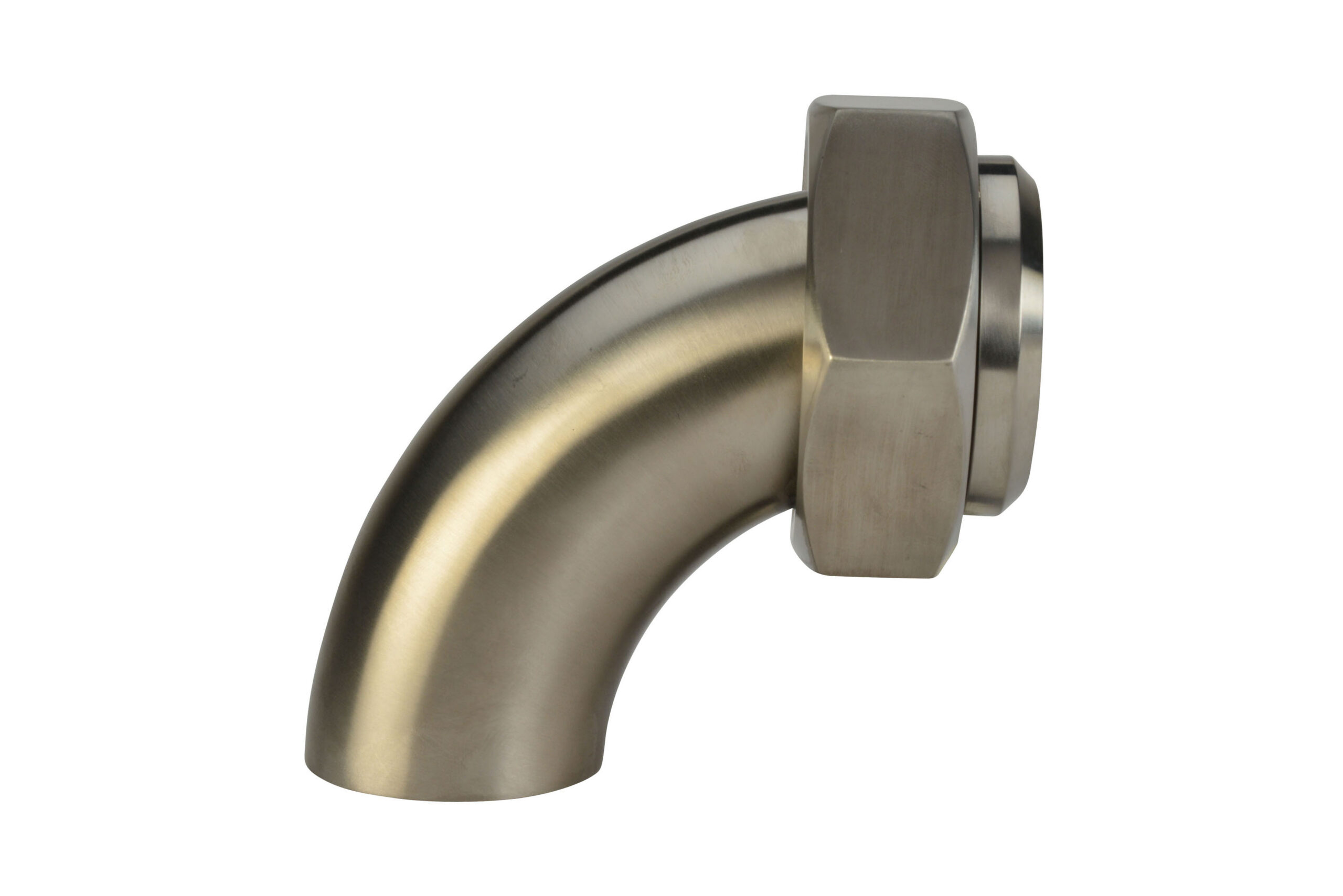 90° Weld x Plain Bevel Seat With Hex Nut (L2F)
