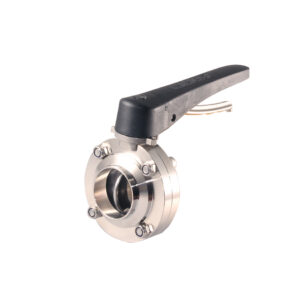 Standard Butt-Weld Butterfly Valve With Black Plastic Trigger Handle (BFVBW-TP)