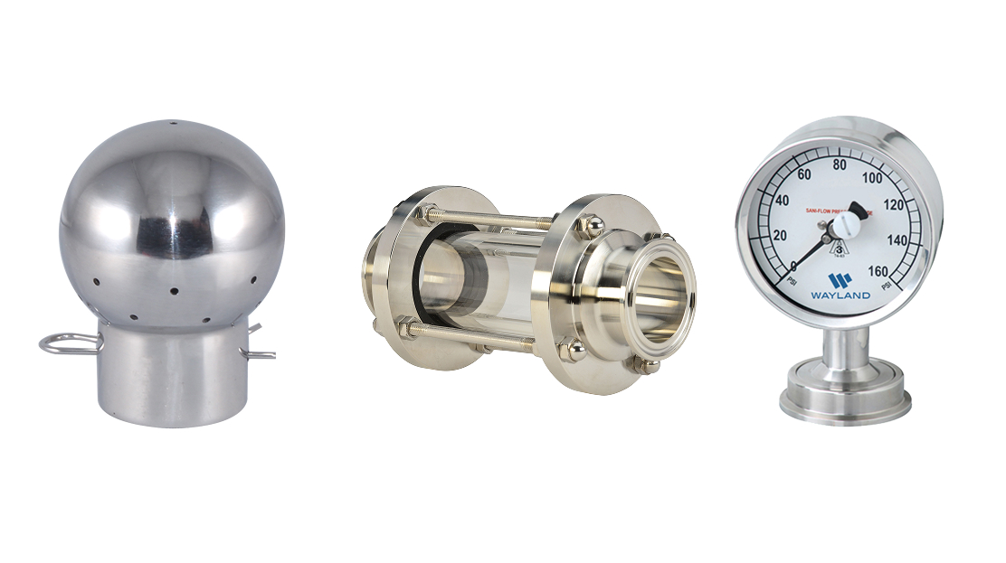 Wayland sanitary process accessories