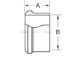 Bevel Seat Long Plain Ferrule (14A) - Image 3