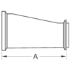 Female x Male I-Line Eccentric Reducer (3215I-14I) - Image 2