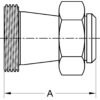 Threaded Bevel Seat x Plain Bevel With Hex Nut Concentric Reducer (31TP) - Image 2